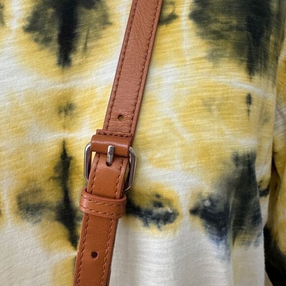 Rebecca Minkoff Skylar Woven Leather Crossbody Bag Tan - Picture 9 of 16